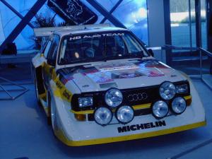 Audi Sport Quattro S1 Group B Rally Car 1985 года 